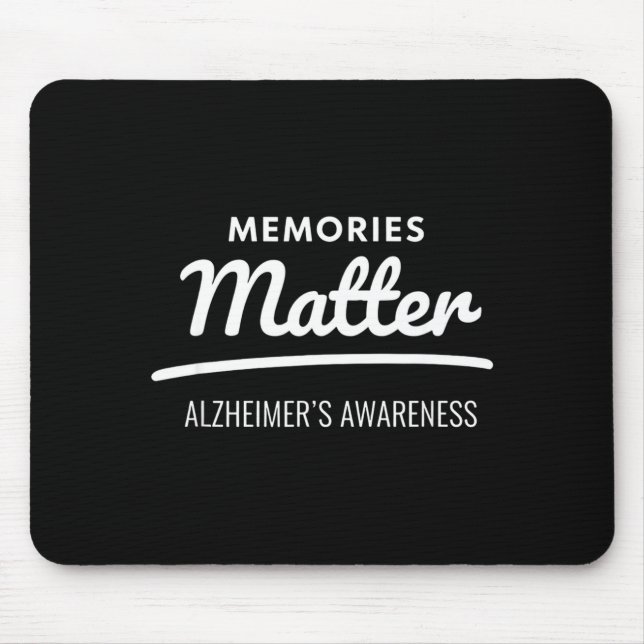 Erinnerungen Alzheimer-Bewusstsein  Mousepad (Vorne)