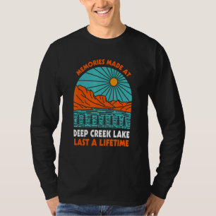 Erinnerungen am Creek Lake halten ein Leben lang – T-Shirt