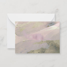 "Erinnerungen am Meer: Original Abstrakte Kundenka Mitteilungskarte