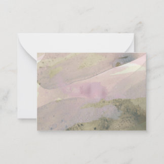 "Erinnerungen am Meer: Original Abstrakte Kundenka Mitteilungskarte