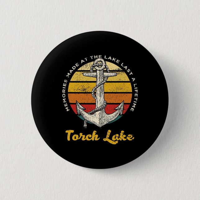 Erinnerungen am Torch Lake bleiben ein Leben lang  Button (Vorderseite)