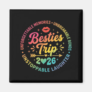 Erinnerungen an die Reise der besten Freundinnen 2 Magnet