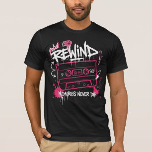 Erinnerungen an die Vergangenheit - Retro-Graffiti T-Shirt