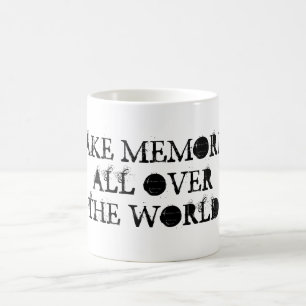 Erinnerungen auf der ganzen Welt Becher Kaffeetasse