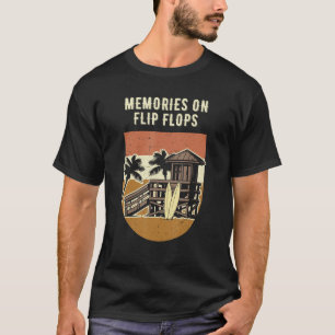 Erinnerungen auf Flip Flops Sommermeer Tropisches  T-Shirt