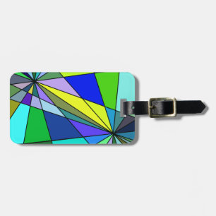 Erinnerungen aus Hartglas Gepäckanhänger