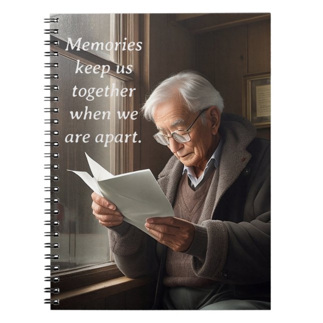 Erinnerungen Behielt uns zusammen, wenn wir dabei  Notizblock (Vorderseite)