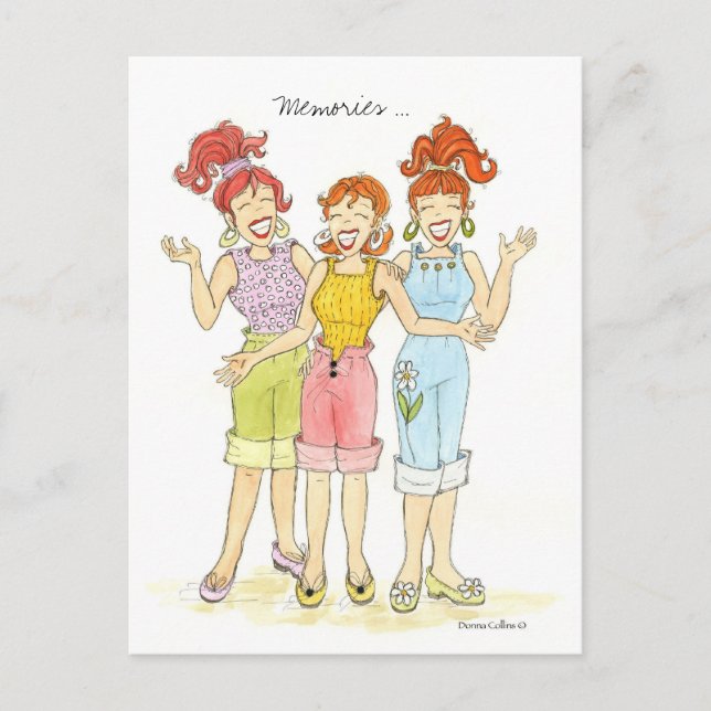 Erinnerungen benutzerdefinierte Antwortkarte Einladungspostkarte (Vorderseite)