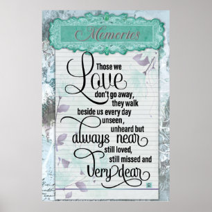 Erinnerungen bewahren poster