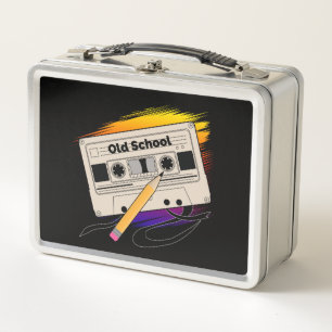 Erinnerungen der Alten Schule Metall Brotdose