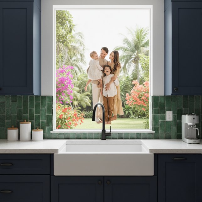 Erinnerungen der Familie: Personalisiertes Foto Fensteraufkleber (Family Memories: Personalized Photo Window Window Cling)