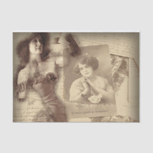 Erinnerungen der Mama-Dekoupage Seidenpapier