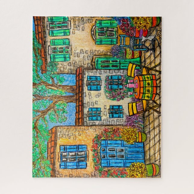 Erinnerungen der Provence Puzzle von Lisa Lorenz (Vertikal)