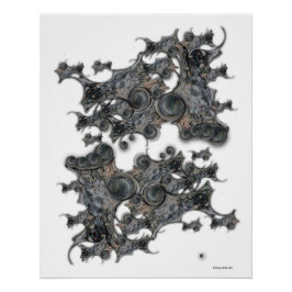 "Erinnerungen der stillen Schöpfung", glänzendes P Poster