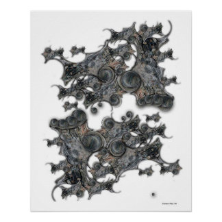 "Erinnerungen der stillen Schöpfung", glänzendes P Poster