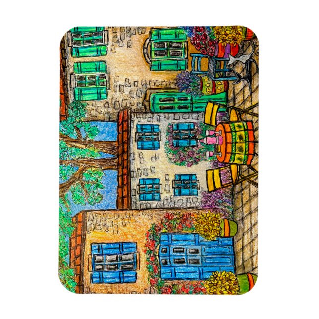 Erinnerungen des flexiblen Magneten der Provence Magnet (Vertikal)