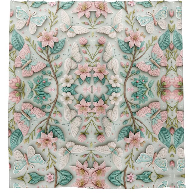 Erinnerungen des Meeres Duschvorhang (Vorderseite)