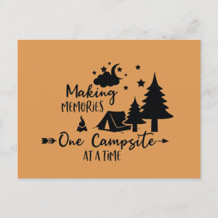 Erinnerungen - Ein Campingplatz zur gleichen Zeit Postkarte