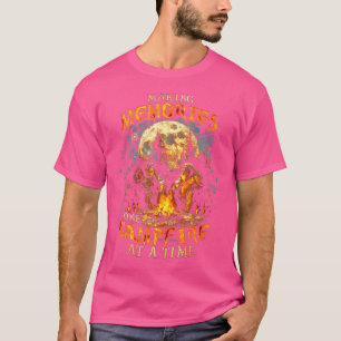 Erinnerungen ein Lagerfeuer auf einmal machen T-Shirt