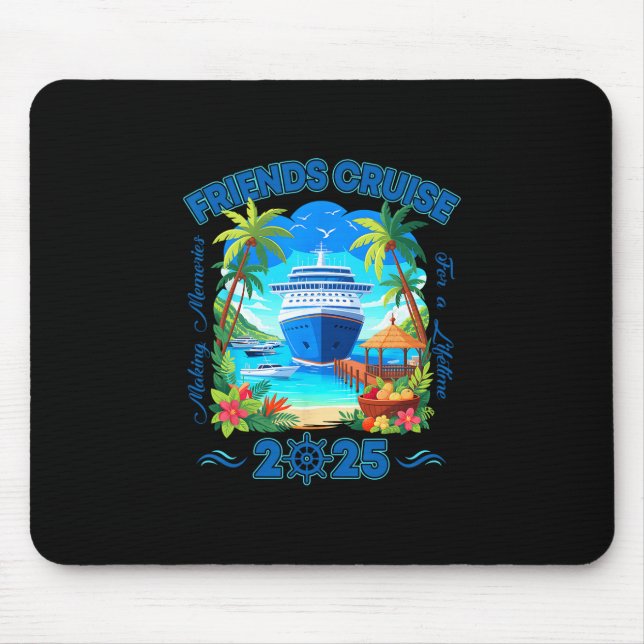 Erinnerungen für ein Leben lang - passende Freunde Mousepad (Vorne)