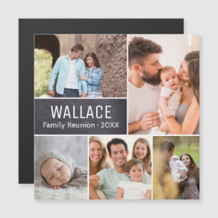 Erinnerungen für Wiedersehen-Foto-Familie personal Magnetkarte