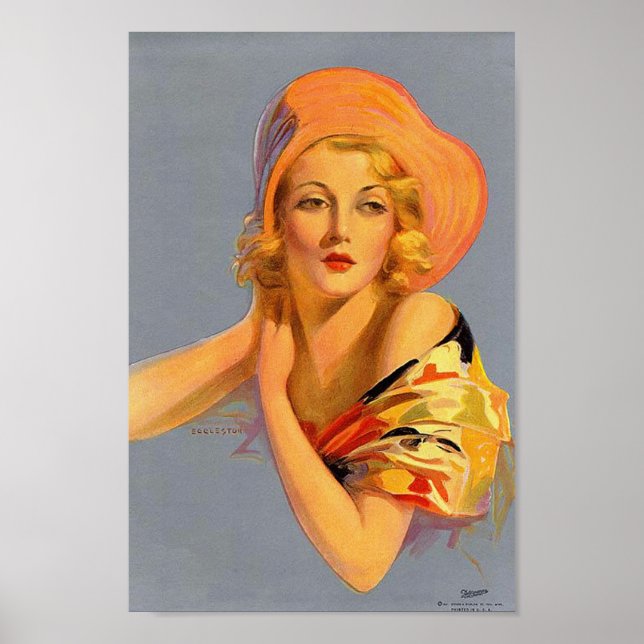 "Erinnerungen" Gemälde - Edward Mason Eggleston Poster (Vorne)