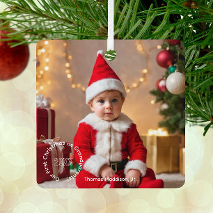 Erinnerungen Großeltern Weihnachten Ornament Aus Metall