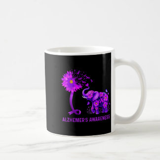 Erinnerungen Heimers Awareness Lila Elephant Blume Kaffeetasse