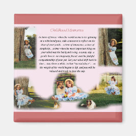 Erinnerungen im Kindesalter Magnet