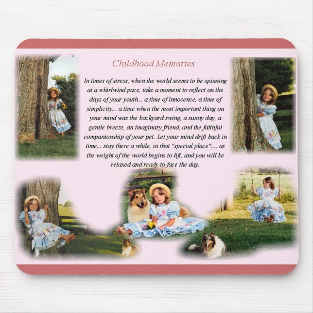Erinnerungen im Kindesalter Mousepad (Vorne)