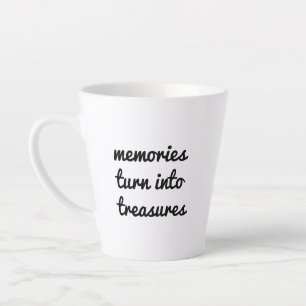 Erinnerungen Latte Tasse