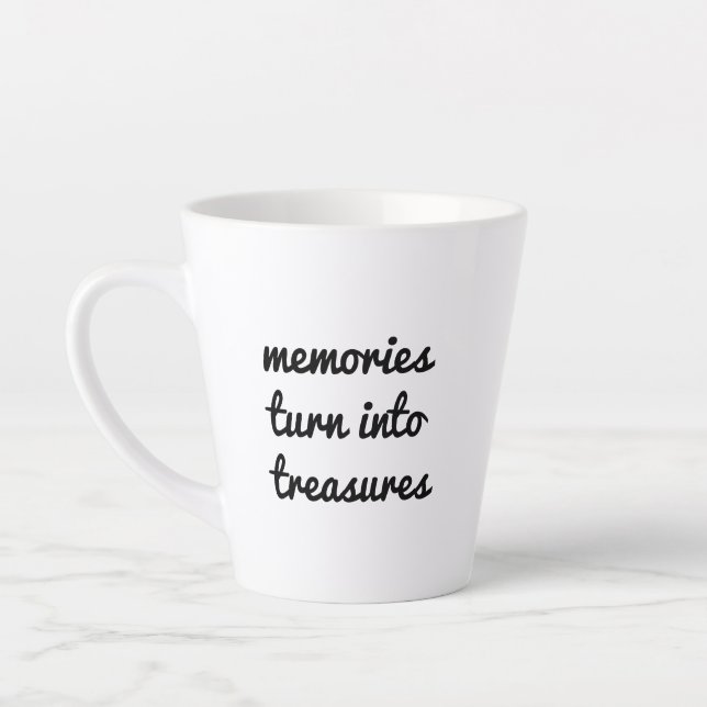 Erinnerungen Latte Tasse (Links)