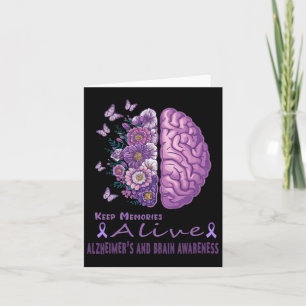 Erinnerungen lebendig halten Lila Schmetterlinge H Karte