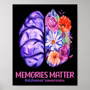 Erinnerungen Matter Alzheimer Lila Alzheimer's Awa Poster