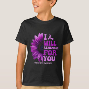 Erinnerungen Matter Alzheimer Lila Alzheimer's Awa T-Shirt