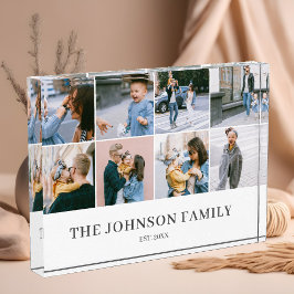 Erinnerungen mit ausgefeilter Fotosammlung Fotoblock