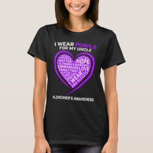 Erinnerungen müssen Alz Uncle Alzheimer Awareness  T-Shirt