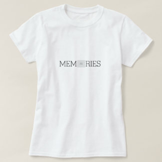 Erinnerungen Personalisiert Foto Frauen T-Shirt
