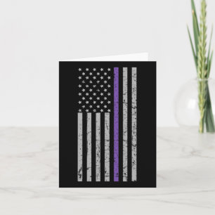 Erinnerungen Problem Heimerheimer US-Flagge Lila S Karte