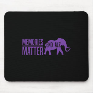 Erinnerungen Problem Lila Elefanten und Text Heime Mousepad
