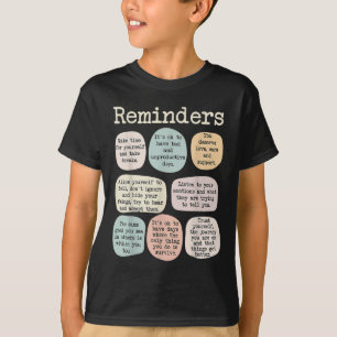 Erinnerungen Psychologie Psychische Gesundheit Bew T-Shirt