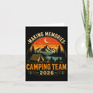 Erinnerungen schaffen Camping-Team 2026 passend Karte