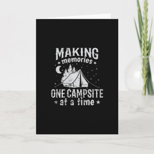 Erinnerungen schaffen, ein Campingplatz nach dem a Karte