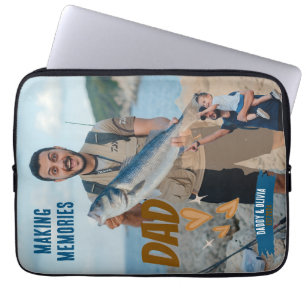 Erinnerungen Schaffen Individueller Foto-Angler-El Laptopschutzhülle