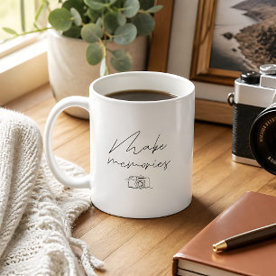 Erinnerungen schaffen kaffeetasse
