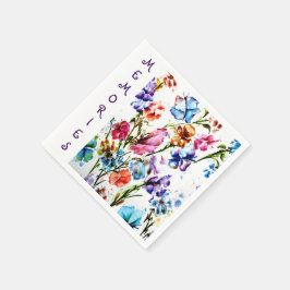 ERINNERUNGEN SERVIETTE