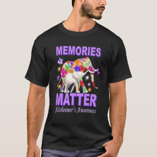 Erinnerungen sind wichtig für Alzheimer's Awarenes T-Shirt