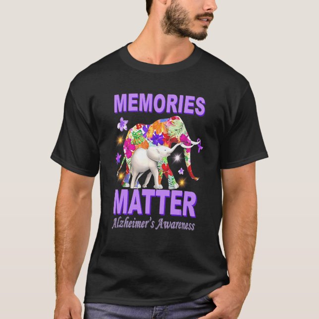 Erinnerungen sind wichtig für Alzheimer's Awarenes T-Shirt (Vorderseite)