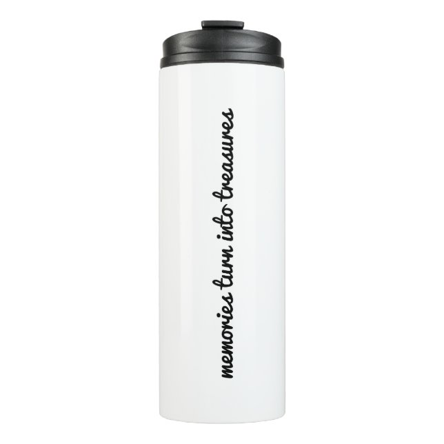 Erinnerungen Thermal Tumbler Thermosbecher (Vorderseite)