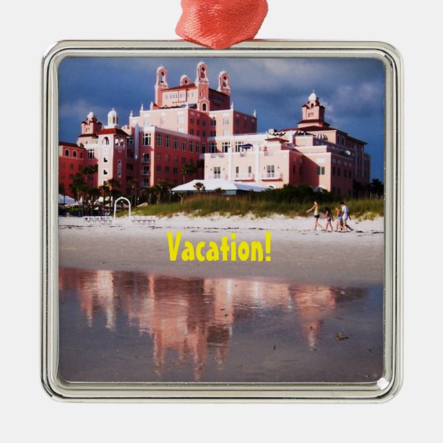 Erinnerungen Urlaub Ornament Aus Metall (Vorne)